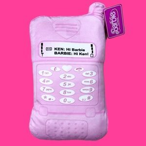 Barbie The Movie Retro Phone Pillow NWT💕